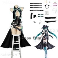 Karune SHI-E Cosplay Costume Wig Singer Idol Cosplay Gothic Women Sexy Cute Uniforms Halloween Party Wig Doujing Style Suit