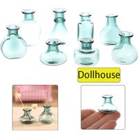 1Pc 1:12 Dollhouse Miniature Glass Vase Flower Arranger Storage Jar Flowerpot Home Garden Decor Doll House Accessories