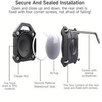 Airtag Protective Case – Sturdy & Durable, Compatible with Pet Collars, Keychains, Backpacks, Travel Bags & Camera Straps