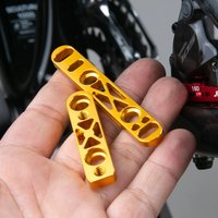 Set Road Bike Disc Brake Flat Mount Adapter CNC Ultralight For Bicycle Front 140mm/160mm Rear 160mm Brake Rotor Adapter
