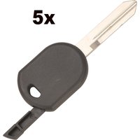 jingyuqin 5ps Remote Key Shell For Ford Explorer Mustang Ranger Focus Lincoln MKT MKX Mercury Milan Transponder Ignition Chip