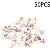 50PCS Metal Spring Steel 18650 Battery Clip 18650 Battery Holder Battery Contact Battery Insert