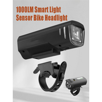 AliExpress NONE 1000LM Auto Light Sensing Waterproof Bicycle Front Light USB Rechargeable Bright LED Headlamp Kit Bike Night Outdoor Riding