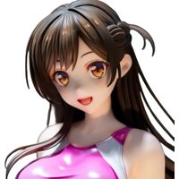 Rented Girlfriend Shuiyuan Qianhe Competitive Swimsuit Action Figure Beautiful Girl Collectible Handmade Toy Anime Model Gift