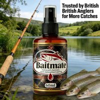 2026 New Baitmate Premium Fishing Bait Spray - 60ml Liquid Fish Attractant Trusted by Anglers for More Catches & Less Waiting