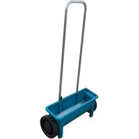 Hand Push Seed Spreader Walk behind Drop Spreader 12L Broadcast Spreader Seed Planter Tool for Lawn Garden Farm Salt Ice Melt
