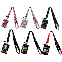 Gamer Name Badge Holder Lanyard Business Card Holder Hanging Neck Strap Boy ID Card Holder Door Card Case Small Gift