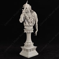 Astarion Bust - 1/10 Scale Gray ABS Resin Model - High-Detail Fantasy Style Figure Statue - Desktop Collection Display