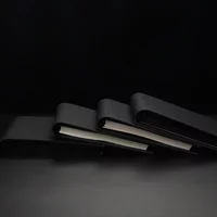 Black Minimalist A5 Notebook PU Leather Loose Leaf Business Office Writing Hand Account Black Card Paper Inner Page Notepad