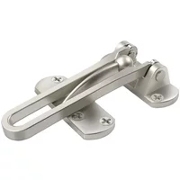 Stainless Steel Anti-Theft Door Buckle Safety Chain for Bedroom Kids Room Home Hotel Insurance Door Bolt Bar Lock