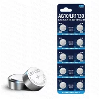 1.55V AG10 LR1130 Batteries 389A LR1130 LR54 L1131 SR1130 High Capacity Button Cell Coin Battery for Watches Calculators Lasers