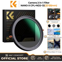 K&F CONCEPT ND2-ND32 ND CPL Filter lens adjustable Circular Polarizing Filter 2 in 1 Variable 49mm 52mm 58mm 62mm 67mm 77mm