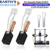 3D Printer Hotend for Anycubic Kobra S1 S1C 200K Upgrade Ceramic Heating Nozzle Kobra S1 Combo Hotend 24V 48W Rapid Heating 350℃