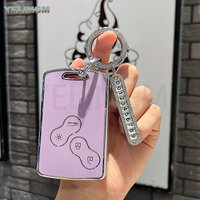 NEW TPU 4 Buttons Key Case for Renault Megan 3 Laguna Fluence NEMA Clio 4 Captur Zoe Card Key Cover Remote Protection Keychain
