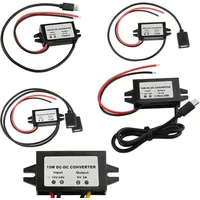 12V/24V to 5V 3A Power Adapter Converter DC-DC Step Down Module USB-A Female/Type C/dual USB/open Wire Connector Waterproof CE