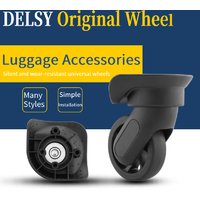 Geeignet für Hongsheng A-84 Universalrad, geräuscharm und verschleißfest, DELSY als Ersatz für Trolley-Koffer-Rollen, Gepäckzubehör-Räder