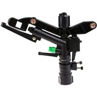 1PC Lawn Woods Farmland 1inch Connector Impact Sprinkler Irrigation System Agricultural Sprayer Irrigation Black