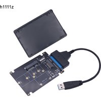mSATA M2 USB Adapter Case SSD Externo USB 3.0 M.2 to USB mSATA SSD M2 SSD to USB3.0 Converter Riser 2.5" Enclosure USB 3 Adapter
