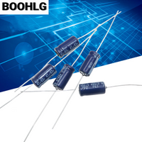 10pcs Horizontal Axial Polarized Electrolytic Capacitor 63V 47ยตF 8X16mm