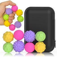 Silicone Magnetic Balls 8 PCS Stress Relief Multi-Colored Ball for Autism ADHD Anxiety Fidget Toys Quiet Office Desk Toy