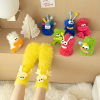 Ladies' Socks Japanese 3d Ear Kawaii Cute Sweet Funny Fashionable Versatile Plushed Comfortable Floor Socks For Girl Wholesale