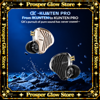 Original GK KUNTEN PRO HiFi In-Ear-Kopfhörer, zweite Generation, dynamischer Treiber, großer Schwingungsbereich, kabelgebundenes Headset für Musikliebhaber.