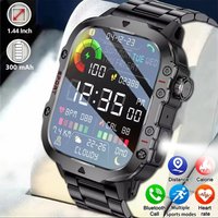 2026 New for Android Military Smart Watch Men IP67 3ATM Outdoor GPS Sports Fitness Tracker Health Monitoring BT Calls Smartwatch