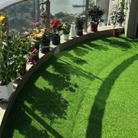 qw30mm High-Density Artificial Grass Turf Mat - Heavy-Duty Synthetic Lawn with 30mm Pile Height, All-Weather Outdoor/Indoor Use, Low-Maintenance Realistic Grass Rug for Patio, Balcony, Garden,