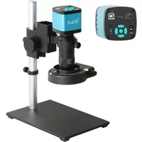 Professional Digital Video 48MP 55MP 4K 1080P HDMI USB Microscope Camera 100X C-Mount Lens for PCB Soldering Watch Repair