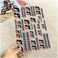 AliExpress Laser For Bridgestone Reflective Motorcycle Stickers Waterproof Vinyl Decals For Motorbike Helmet Fuel Tank Bike