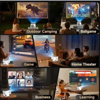 2026 New HY350MAX Smart Projector LCD Smart Home Theater With WiFi And Built-In Speaker Features Auto Focus