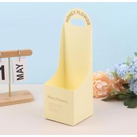 5 Pcs Creative Portable Folded Flower Box Hand-folded Multi Color Flower Gift Box Thick Cardboard Bouquet Packaging Box