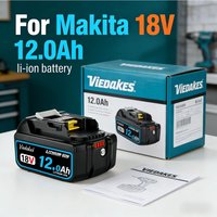 Spare Battery For Makita 18V 12Ah BL1830B BL1840 BL1815 Outdoor Portable Battery Pack for Makita Original Akku