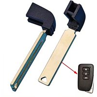 10pcs Toy40 Car Smart Key Blank Keyless Blade Emergency Insert Blade for Lexus NX GS RX IS ES GX LX RC 200 250 350 LS 450H 300H