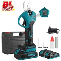 30-mm-Bürstenlose Elektrische Astschere mit 2 Gängen, Kabellose Schere für Obstbäume und Bonsai, Astschneidewerkzeug mit 2 Akkus