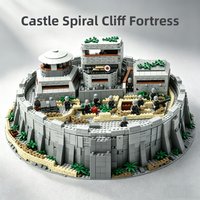 Military World War II Assembly Building Blocks Boy's Educational Toy Fortress Ruins Defense City Fortification Playset