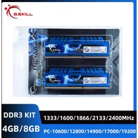 G.SKILL Ripjaws X DDR3 8GB 4GB KIT 1333MHz 1600MHz 1866MHz 2133 MHz 2400MHz DIMM 240Pin 1.5V PC3-14900 17000 ddr3 For Gaming