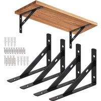 Heavy DutyLMetal bracket - Wall-mounted support bracket,Suitable for storage shelves、Bookshelf | Very suitable for storage、Organ