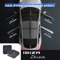1/2PCS For IBIZA 6L 6J MK3 MK4 Car Logo Wireless Courtesy Car Door Projector LED Courtesy Lamp