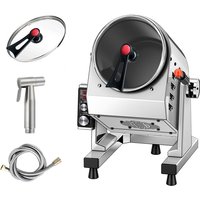 NewProfessional Automatic Stir Fry Household Fried Rice Cooker Factory High-Power Kitchen Rotating Wok Pot Cooking Machine Robot