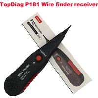 Jdiag TopDiag P181 Wire Finder Receiver 9V Find Breakpoint location Short Circuit Car Diagnostic Tools for p200 p200pro