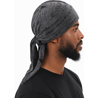 Cotton Hip Hop Bandana Headscarf Headband Cycling Head Scarf Long Tail Pirate Cap Breathable Strap Headband Hat Hole Bandana Cap