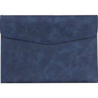 A5 Leather-covered Document Storage Bag Briefcase Simple and Retro Single-layer Thick and Waterproof Large-capacity Business Bag