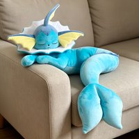 Pokemon Evoli Sleep Vaporeon Eevee Collection Plush Flareon Stuffed Doll Anime Espeon Umbreon Glaceon Leafeon Sylveon Toys