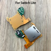 New For NS Switch Lite Game Card Slot Reader With Headset Headphone Audio Jack Socket Board Replacement Part