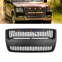 Racing Grills For Ford Explorer 2006-2011 Modified Honeycomb Hood Front Bumper Mesh Grille Grill Accessories