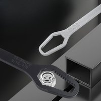 1pc Universal Double Ended Wrench 3-17mm Self-Tightening Adjustable Ratchet Spanner Nuts Screws Repair Hand Tool