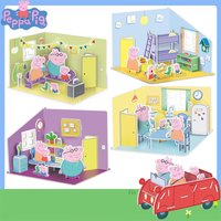 Peppa Pig 3D Puzzle Children's Enrichment Peppa Toys For Boys And Girls DIY Handmade House Models Gift Toys