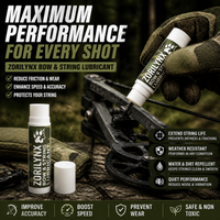 ZORILYNX Archery Bow String Wax Stick Waterproof Lubricator for Longbow Compound Bow Crossbow Prevents Fraying & Conditions