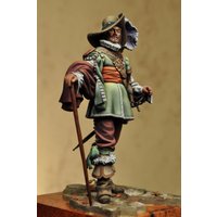1/24 Scale75mm Resin Figure Assembled Model Kit Ancient European Elegant Swordsman Hobby Diorama Sculpture Unassembled Unpainted